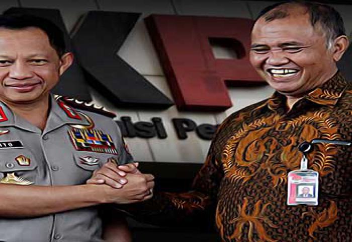 KPK-Kejagung-Polri Sepakati MoU Penanganan Korupsi